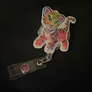 Colorful Tiger Badge Reel